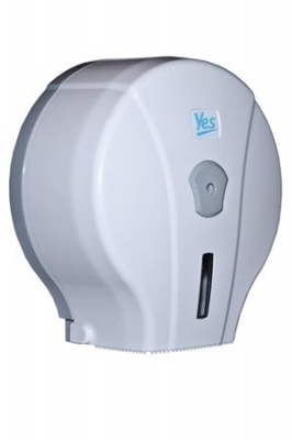 Toalettpapír adagoló, 32,5x31x13 cm, "Yes", fehér