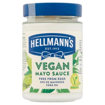 Majonéz, vegán, 270 g, HELLMANNS