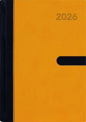 Naptár, tervező, A5, napi, DAYLINER "Winner", sárga