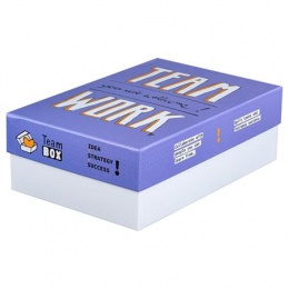 Ajándékdoboz, 24x36x12 cm, EXACOMPTA, csapatmunka