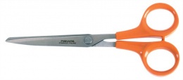 Olló, papírvágó, 17 cm, FISKARS "Classic" narancssárga